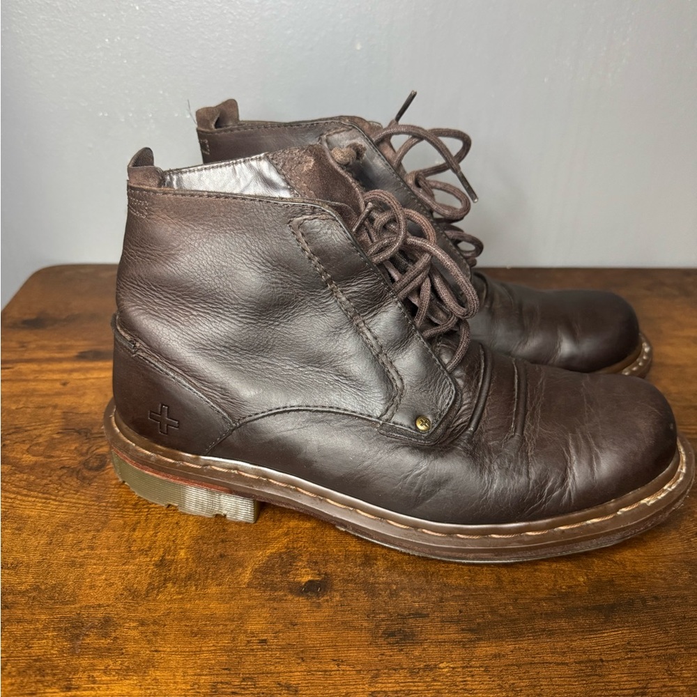 Dr. Martens Slate Ghillie Dark Brown Leather Boots